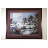 Raes Signed Professionally Framed Artwork