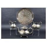 James Dixon & Son, Sheffield Silverplate Tea Set
