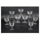 Crystal Olive & Cross Stemware Glasses