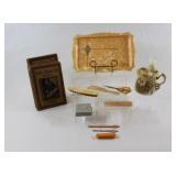 Vintage Bakelite Vanity Sets, Shaving Mug