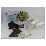 Joseph Horne Designer Hat +Box, Leather Long Glove