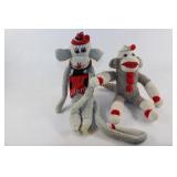 Hand Crafted Sock Monkey Animals