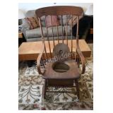 Canadiana Early Internal Chamber Commode