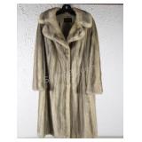 Sapphire Long Mink Coat - Stunning Single Pelts