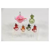 Tea Coffee Pot German Blown Glass Ornaments