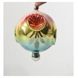 6.5" German Blown X Large Glass Christmas Ornament