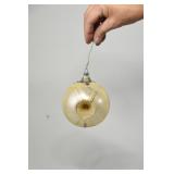 German Blown XX Large Glass Christmas Ornament