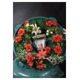 Rubbermaid Christmas Wreath Containers and Wreath