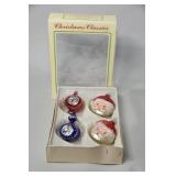 Hand Decorated Glass Christmas Ornaments