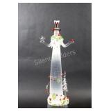 Snowman Sparkle Light Figurine