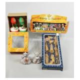 Vintage Boxed Nativity Sets & Lamp Candles