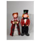 Floor Hand Painted Carolers