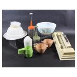 Vintage Pyrex Bowl Tupperware & Androck Choppers