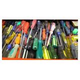 Large Assortment of Screw Drivers