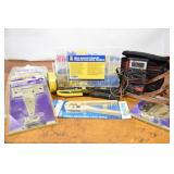 Assorted Terminal Kit, Voltmeter, Crimper...