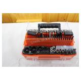 Black & Decker Case of Drill Bits, Socket Sets