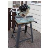 Hitachi Koki 8 1/2" Slide Compound Saw on Stand