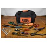 Black & Decker Soft Cover Tool Case & Hand Tools
