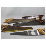 Assortment of Hand Wood Saws - Various Brands