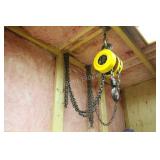 1 Ton Triple Geared Chain Hoist at each end