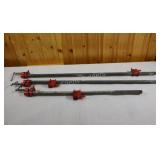 Pole Bar Metal Clamps - Various Sizes