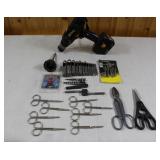 Hole & Nail Set Punches, Rotary File Set & Drill