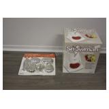 Snowman Ice Shaver & Tart Moulds