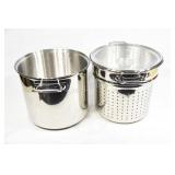 Stainless Steamer Stock Pot with Clear Lid