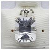 Sterling Silver White Topaz 3.4Ct Pendant