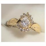 10K Yellow Gold Diamond Ring