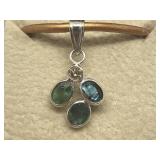 14kt. Gold Alexandrite Diamond Pendant