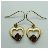 14KYellow Gold Ruby Earrings