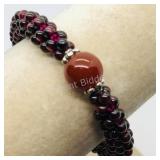 Garnet Flexible Bracelet (~weight 16.5g)