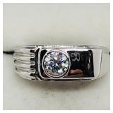 Sterling Silver Cubic Zirconia Ring