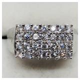 Sterling Silver Cubic Zirconia Ring