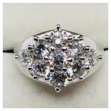 Sterling Silver Cubic Zirconia Ring