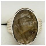 Sterling Silver Moonstone Ring