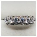 Sterling Silver Cubic Zirconia Ring