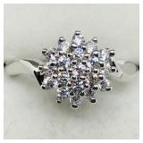 Sterling Silver Cubic Zirconia Ring