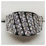 Sterling Silver Cubic Zirconia Ring