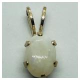 Sterling Silver Opal Necklace