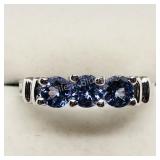 Sterling Silver Tanzanite Ring