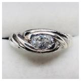 Sterling Silver Cubic Zirconia Ring
