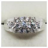 Sterling Silver Cubic Zirconia Ring
