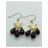 14KYellow Gold Ruby Earrings