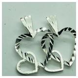 Sterling Silver Heart Shaped Pendant