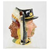 Chief Sitting Bul & Custer Royal Doulton Jug
