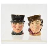 John Peel & Sam Weller Royal Doulton Jugs
