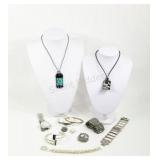 Costume Acrylic Pendants, Watch, Bracelets & Rings