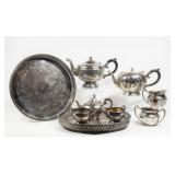 Rogers SIlver Plate Coffee & Tea Service Sets